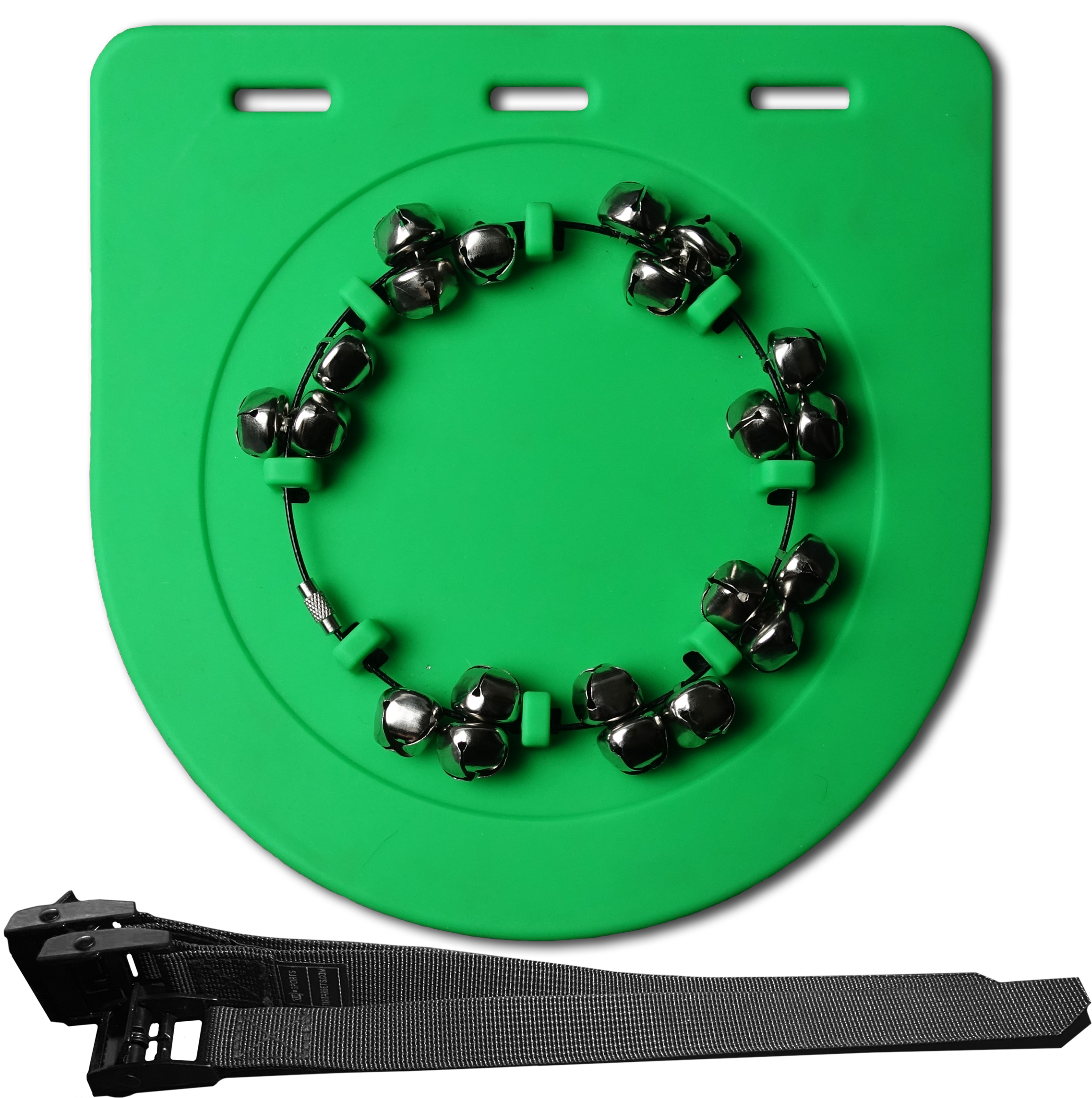 Back view of TIR Targets silicone training target with bells