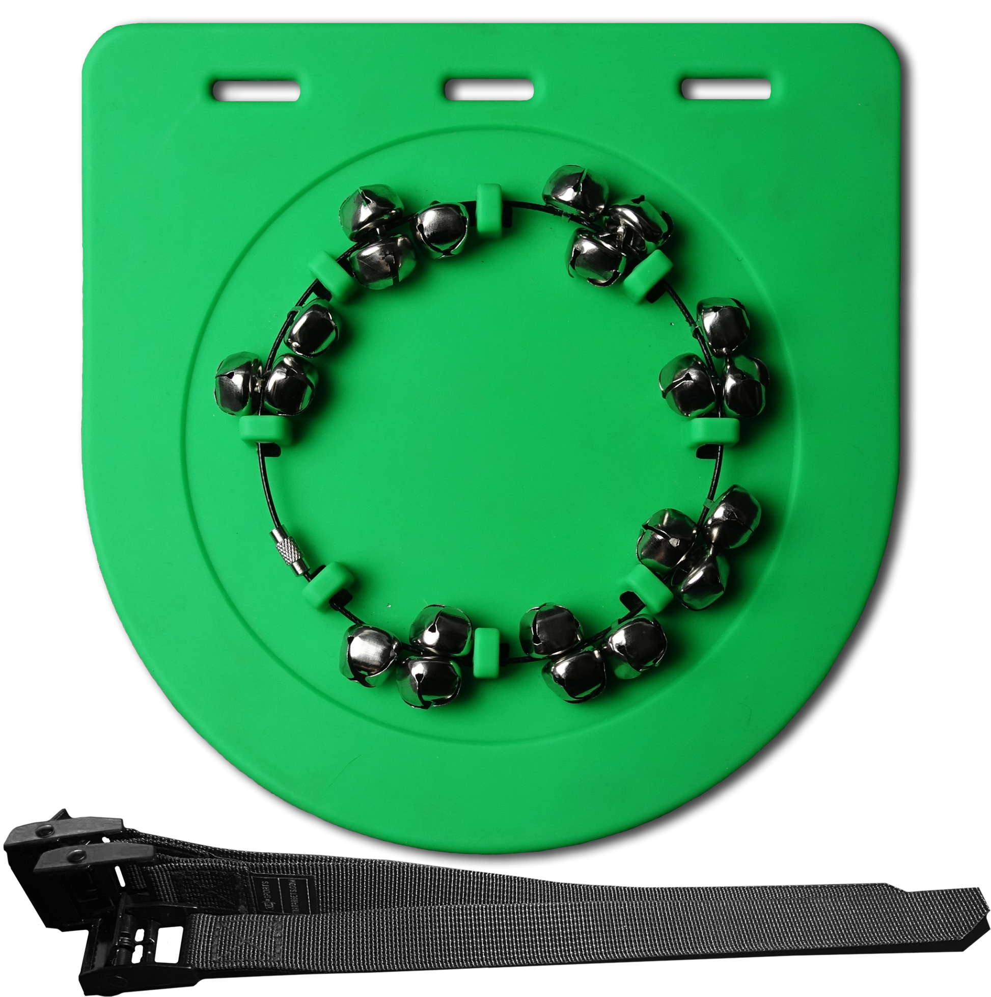 Back view of TIR Targets silicone training target with bells